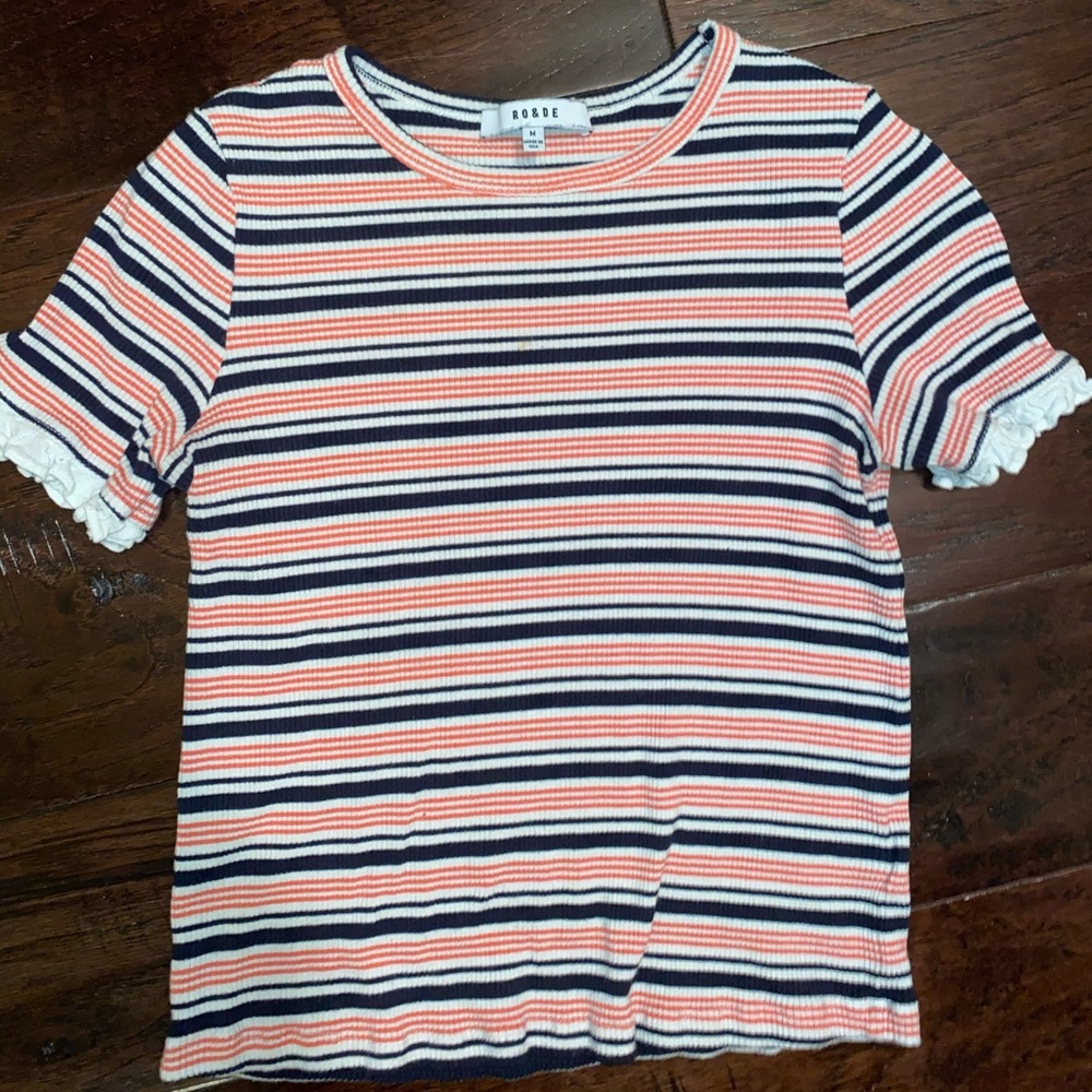 RO & DE Mini Ruffle Tee